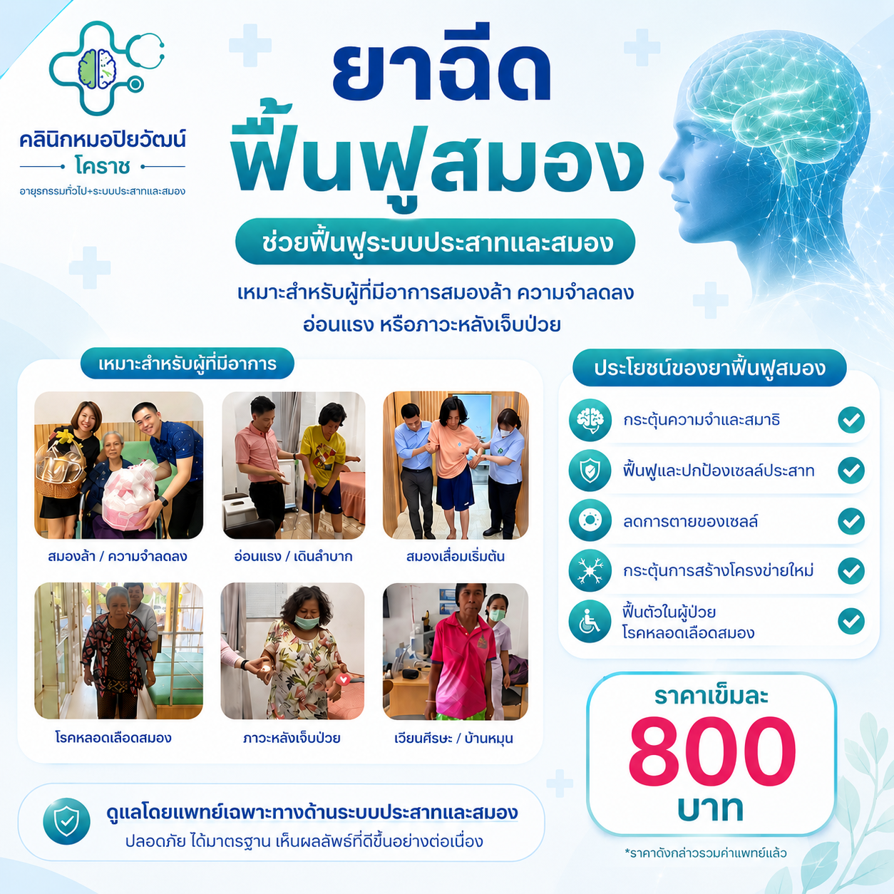 ยาฉีดฟื้นฟูสมอง